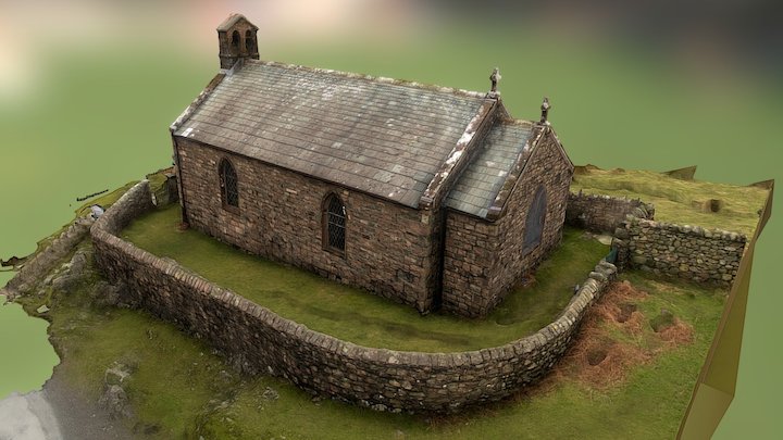 Little Church on the hill - Lake District 3D Model