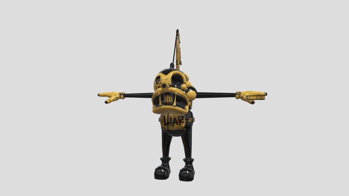 Batim_fisher_rig (1) 3D Model