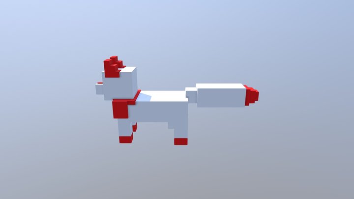 voxel_Fox 3D Model