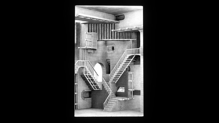 Escher Diorama 3D Model