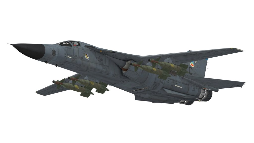 F-111F Aardvark with GBU-24 Mk.84