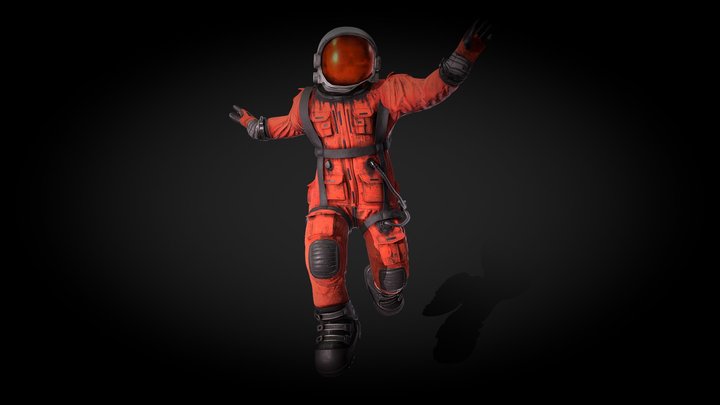 Dead Astronaut 3D Model