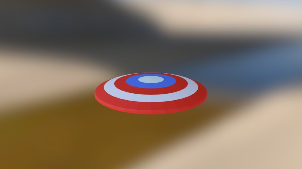 Frisbee Captain America