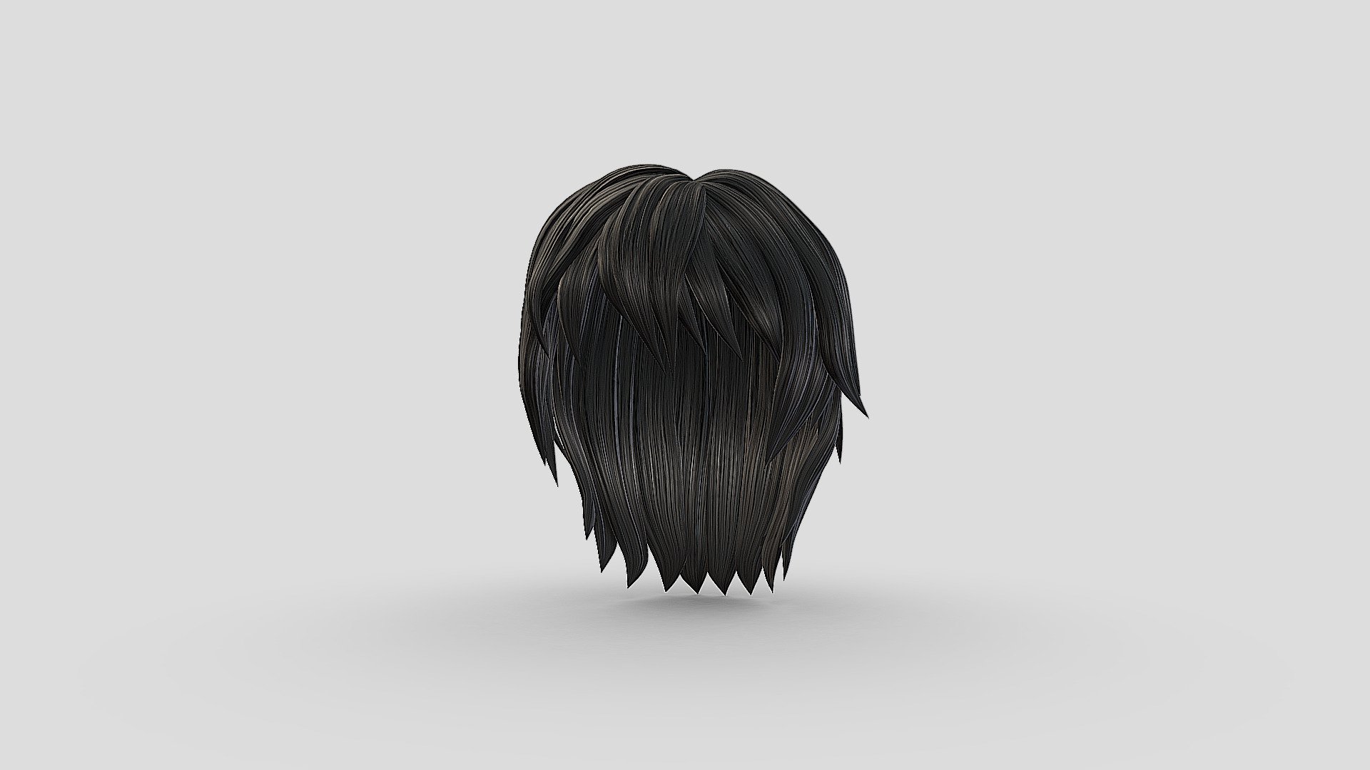 Black Anime Hair - Roblox