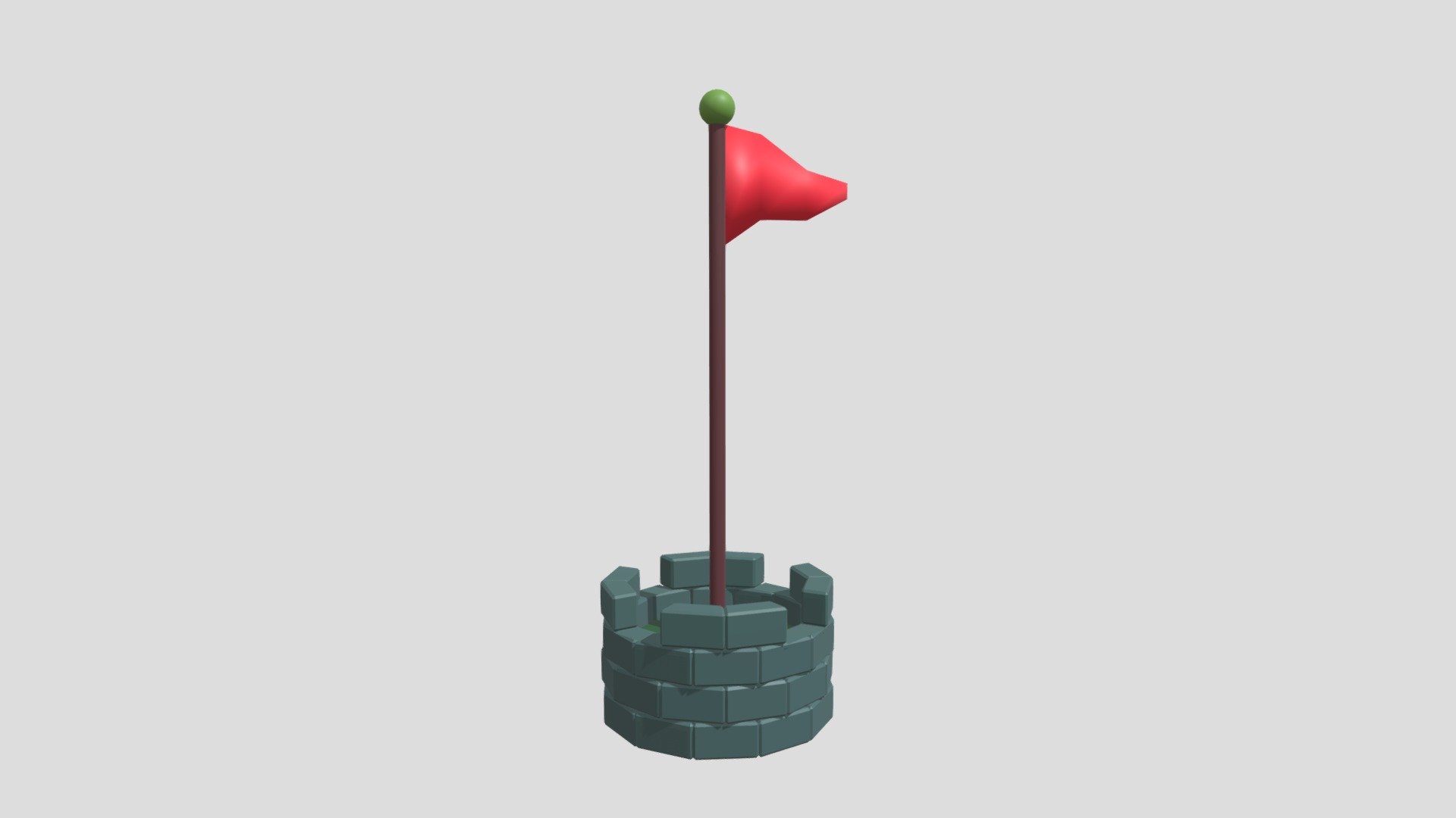 Флаг - 3D model by BogdanFab (@sulymaboda) [61b41a3] - Sketchfab