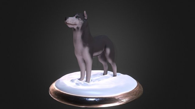 Advent Calendar day 15 : Husky Dog 3D Model