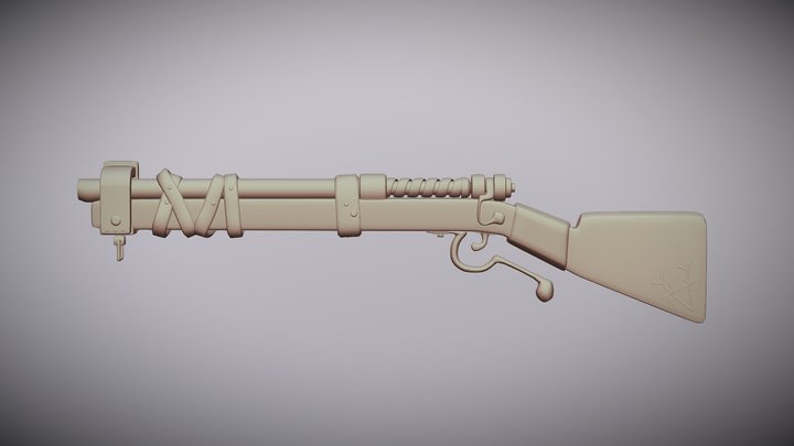 rifle gun 3D Model