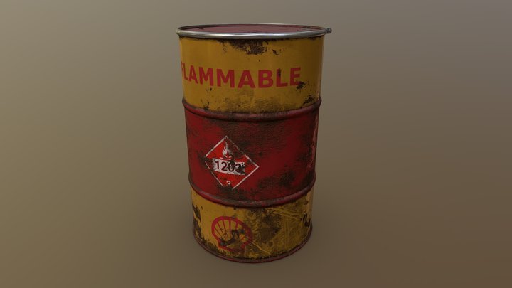 Oil Drum – Modelo 3D gratuito STL
