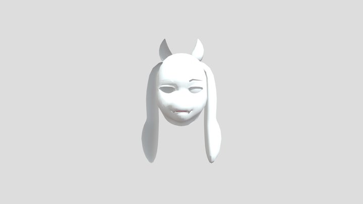 Toriel Head Rig 3D Model