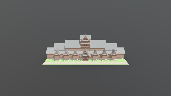 Istana Melaka 3D Model