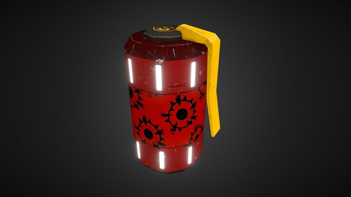 Impact Grenade 3D Model