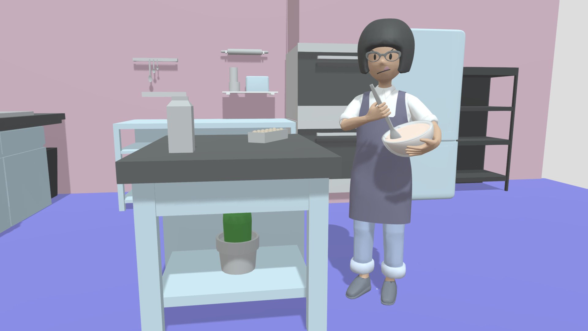 Kitchen scene