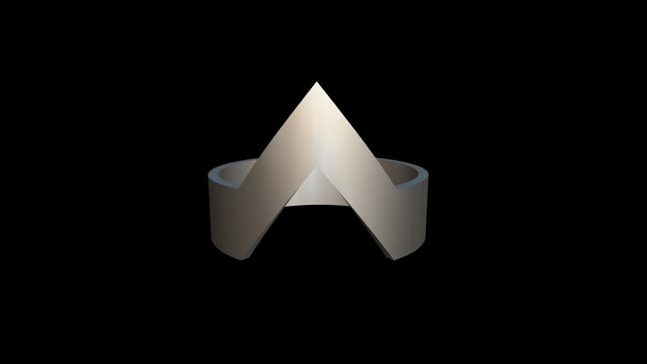 Triangle Cuff-20mm 3D Model