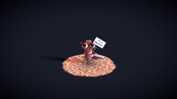 Shrimpy's Royal Protest 3D Model