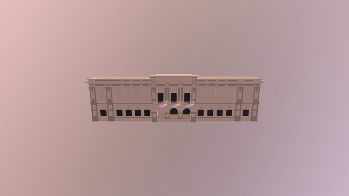 Edificio Rectoria Modelado 3D Model