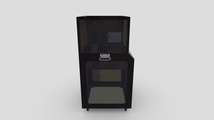 เครื่องขึ้นรูปชิ้นงานสามมิติด้วยเม็ดพลาสติก 3D Model