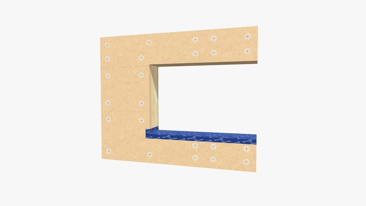 Window Detail - Timber Frame - Cladding - Step 1