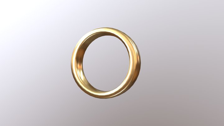 Sonic (The Hedgehog) Ring Game Prop 3D Model