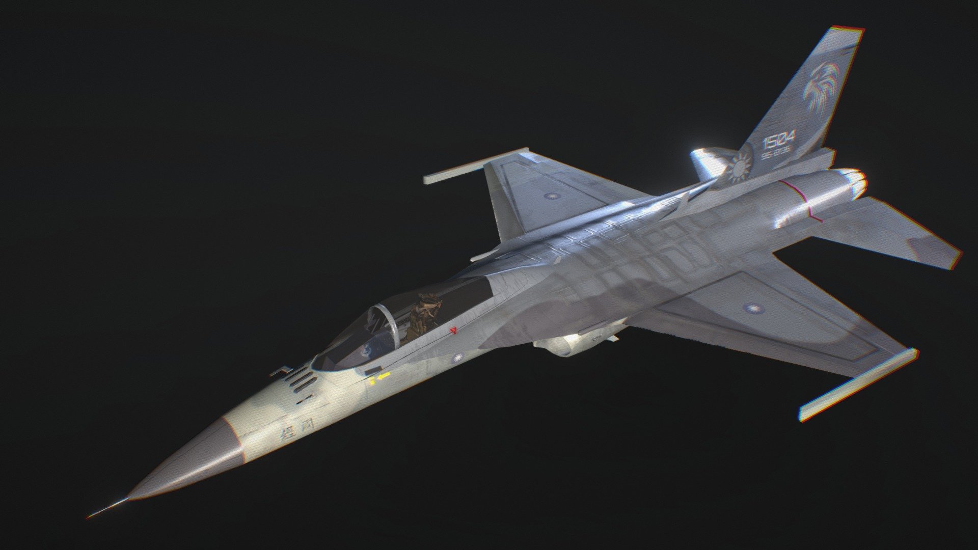 F-CK-1 Ching-kuo Fighter jet 經國號戰機(IDF) - 3D model by 