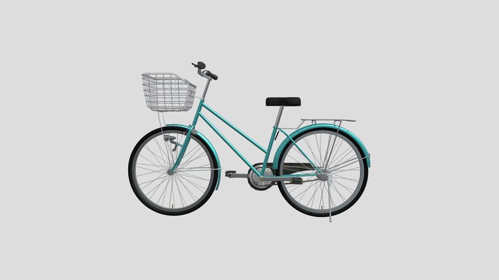 Japanese Bicycle 3D Model