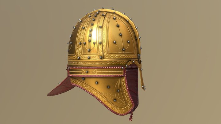 Deurne Roman Ridge Helmet 3D Model