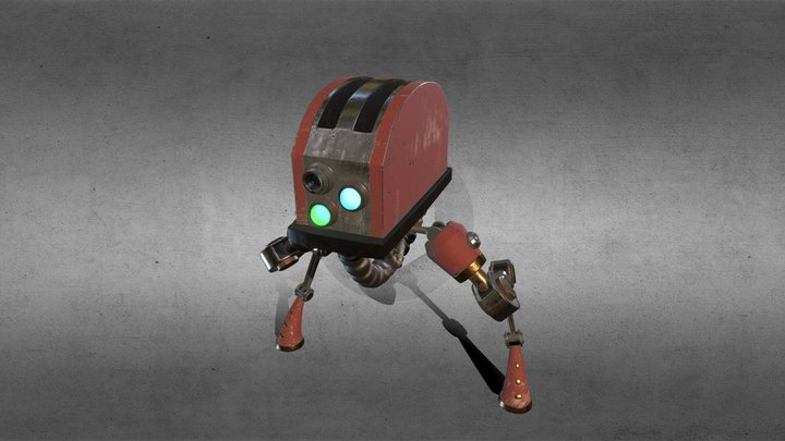 Totally normal toaster 3D Model