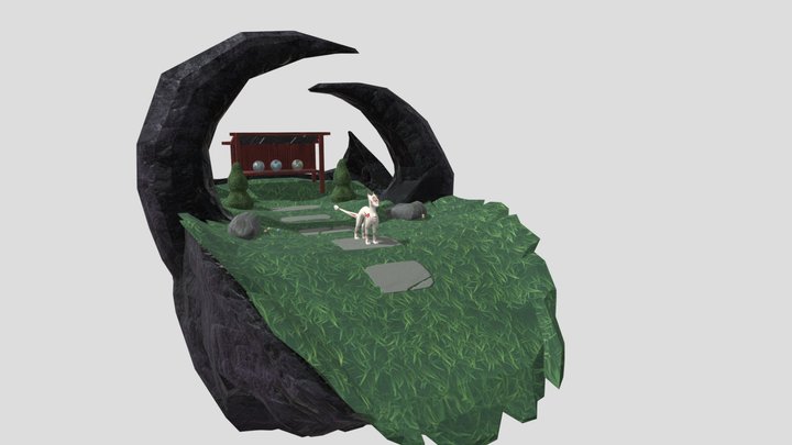 Complete Scene and Creature 3D Model