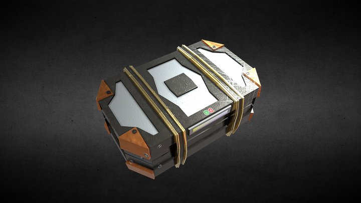SCI-FI CRATE 3D Model