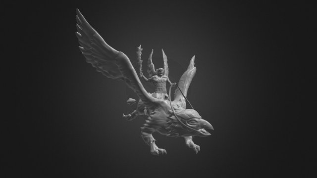Mikha-el & Griffon 3D Model