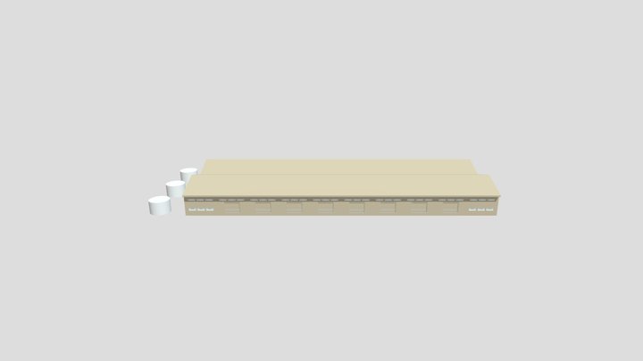 FACTORY BUILDING 3D Model