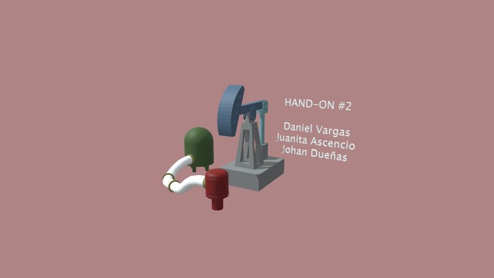 Balancin petroleo y bombeo 3D Model