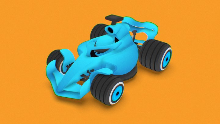 3d model race car on a black background with reflection. 3d rendering,  Sport car racing formula one race track line art, AI Generated 25501419  Stock Photo at Vecteezy