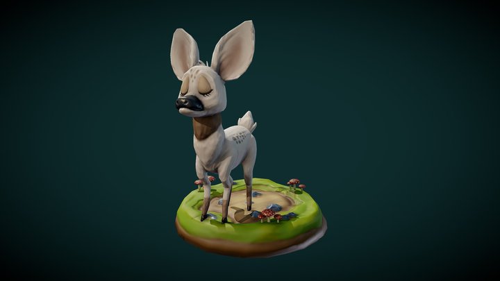 CuteCreature Stylized Creation 3D Model