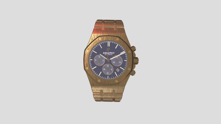 Audemars Piguet Royal oak (Gold) 3D Model