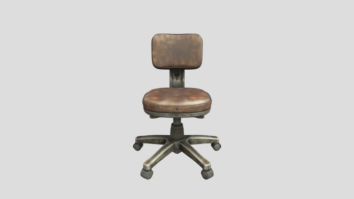 Desk Chair 3D Model