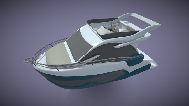 YACHT stylized 3D Model
