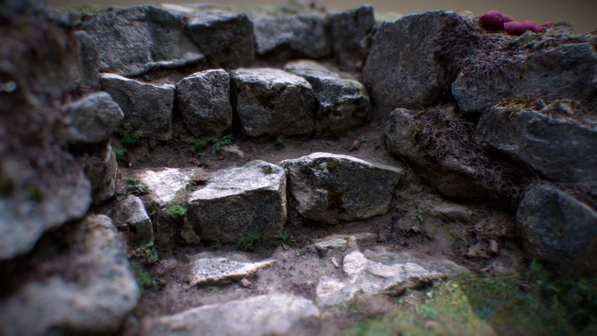 garden stone stairs