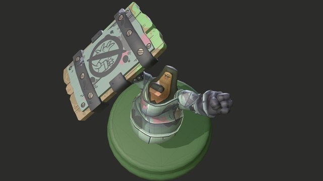 Tank Bear 3D Model