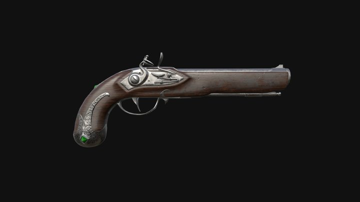 Flintlock 3D Model