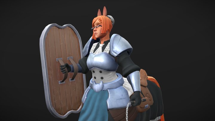 Valness - Centaur Knight 3D Model