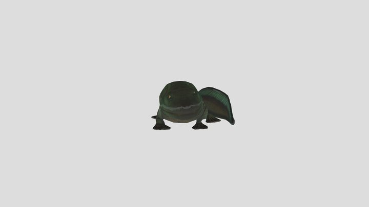 Mobile - Jurassic World The Game - Acanthostega 3D Model