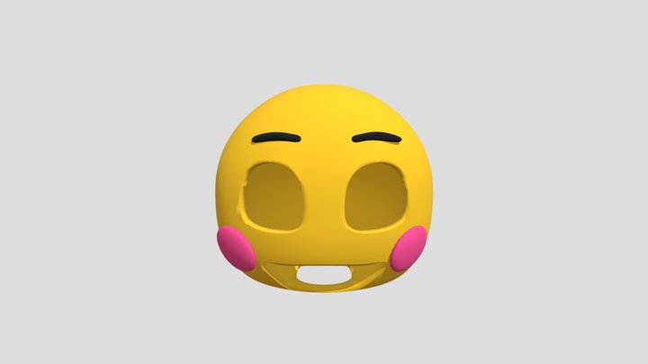 Toy Chica Head 3D Model