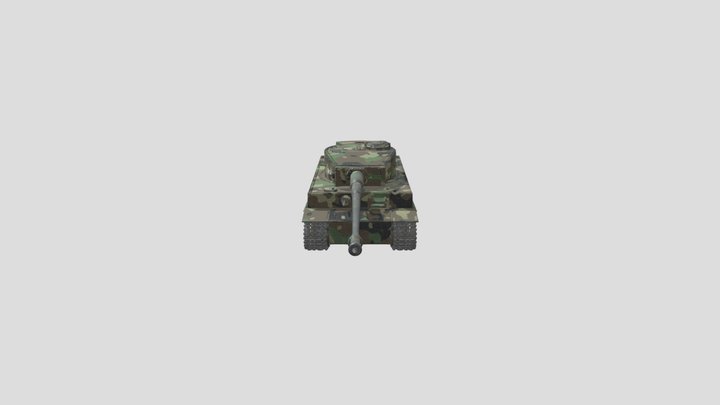 Panzerkampfwagen VI Tiger Ausf. E 3D Model