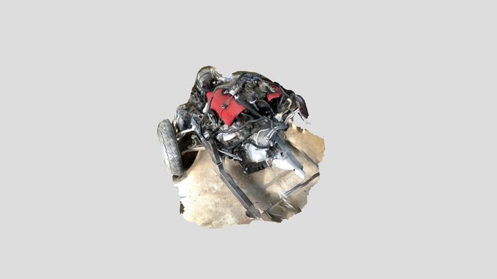 corvette engine 3D Model