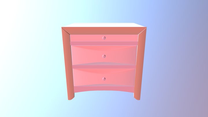 Night Stand Table 3D Model