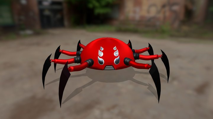 Ultimate Marvel's Spider-Bot 3D Model