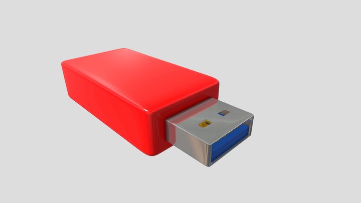 Flash Drive 3D Model