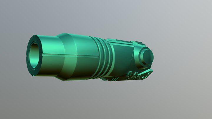 Samus Arm Cannon 3D Model
