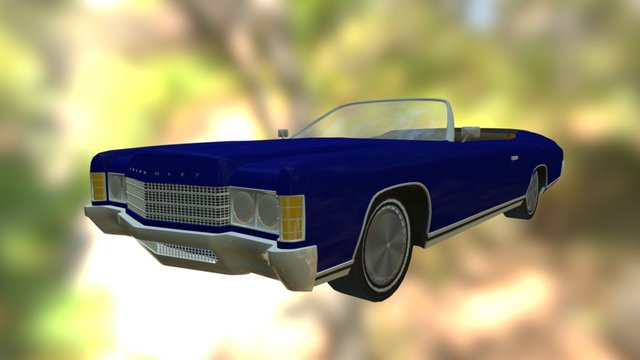 Chevrolet Impala Convertible 1971 3D Model