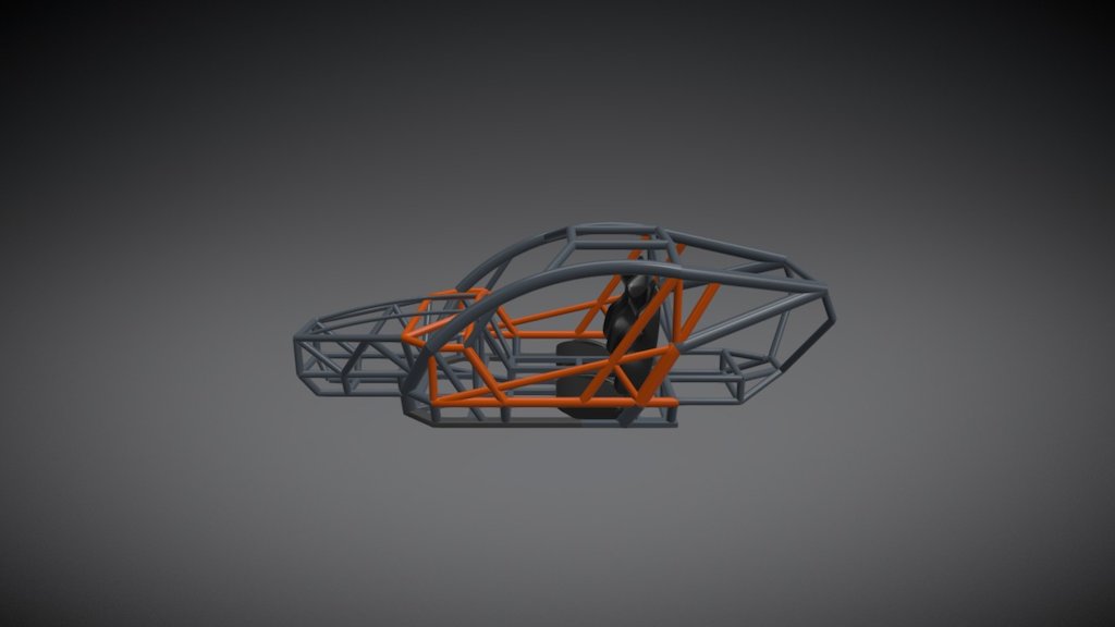 Modern buggy chassis car frame - 3D model by kackidesign [61ca8b7 ...
